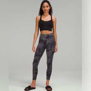 lululemon athletica Gray Tie-Dye High-Rise Leggings